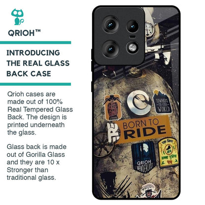 Ride Mode On Glass Case for Motorola Edge 50 Pro 5G