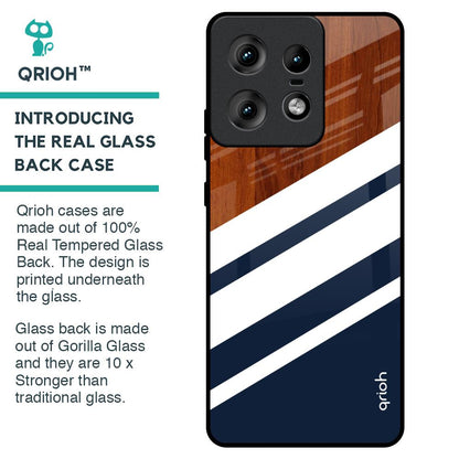 Bold Stripes Glass Case for Motorola Edge 50 Pro 5G