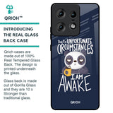 Struggling Panda Glass Case for Motorola Edge 50 Pro 5G