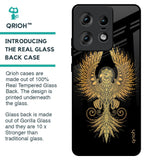 Mythical Phoenix Art Glass Case for Motorola Edge 50 Pro 5G
