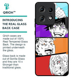 Anime Sketch Glass Case for Motorola Edge 50 Pro 5G