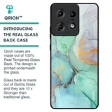 Green Marble Glass Case for Motorola Edge 50 Pro 5G