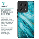 Ocean Marble Glass Case for Motorola Edge 50 Pro 5G