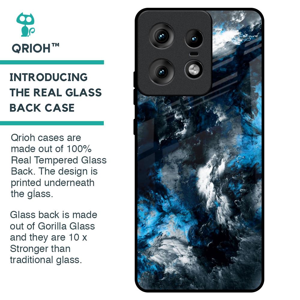 Cloudy Dust Glass Case for Motorola Edge 50 Pro 5G