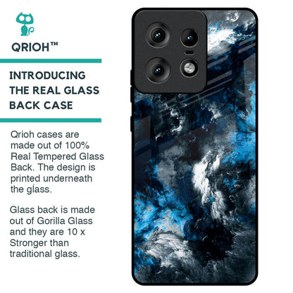 Cloudy Dust Glass Case for Motorola Edge 50 Pro 5G