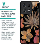 Lines Pattern Flowers Glass Case for Motorola Edge 50 Pro 5G