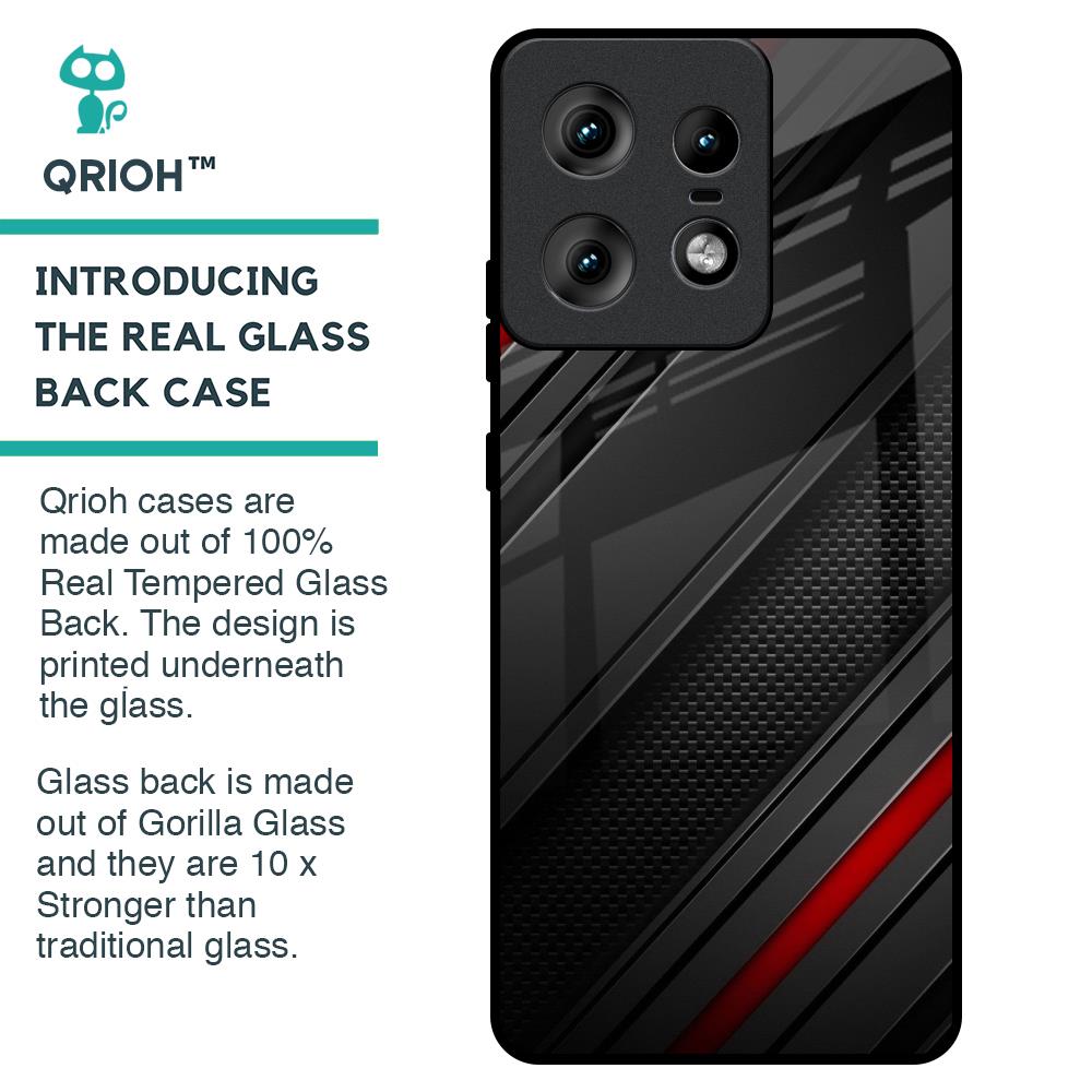 Modern Abstract Glass Case for Motorola Edge 50 Pro 5G