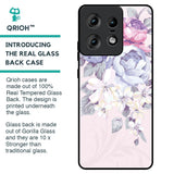 Elegant Floral Glass Case for Motorola Edge 50 Pro 5G