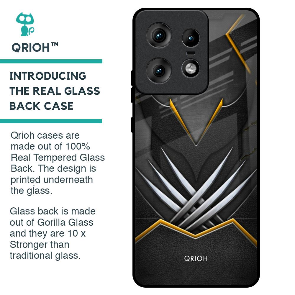 Black Warrior Glass Case for Motorola Edge 50 Pro 5G
