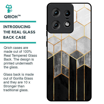 Tricolor Pattern Glass Case for Motorola Edge 50 Pro 5G