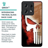 Red Skull Glass Case for Motorola Edge 50 Pro 5G