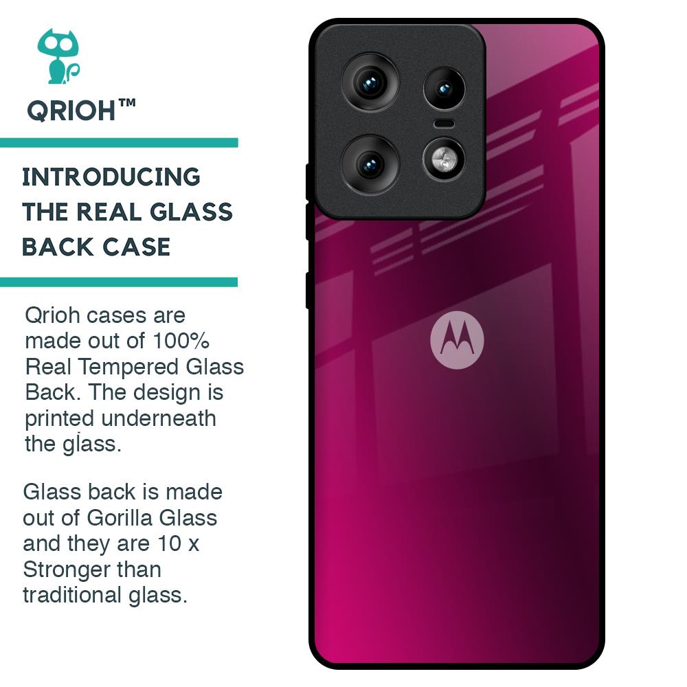 Pink Burst Glass Case for Motorola Edge 50 Pro 5G