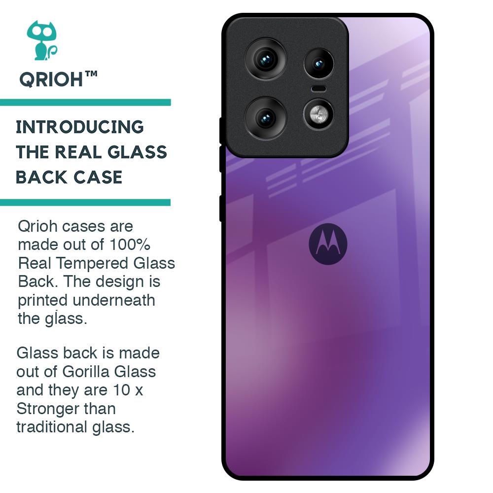 Ultraviolet Gradient Glass Case for Motorola Edge 50 Pro 5G