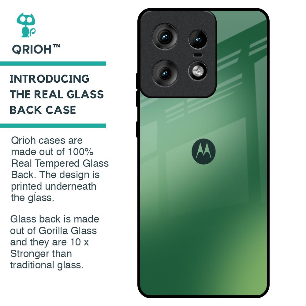 Green Grunge Texture Glass Case for Motorola Edge 50 Pro 5G