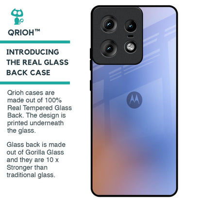 Blue Aura Glass Case for Motorola Edge 50 Pro 5G