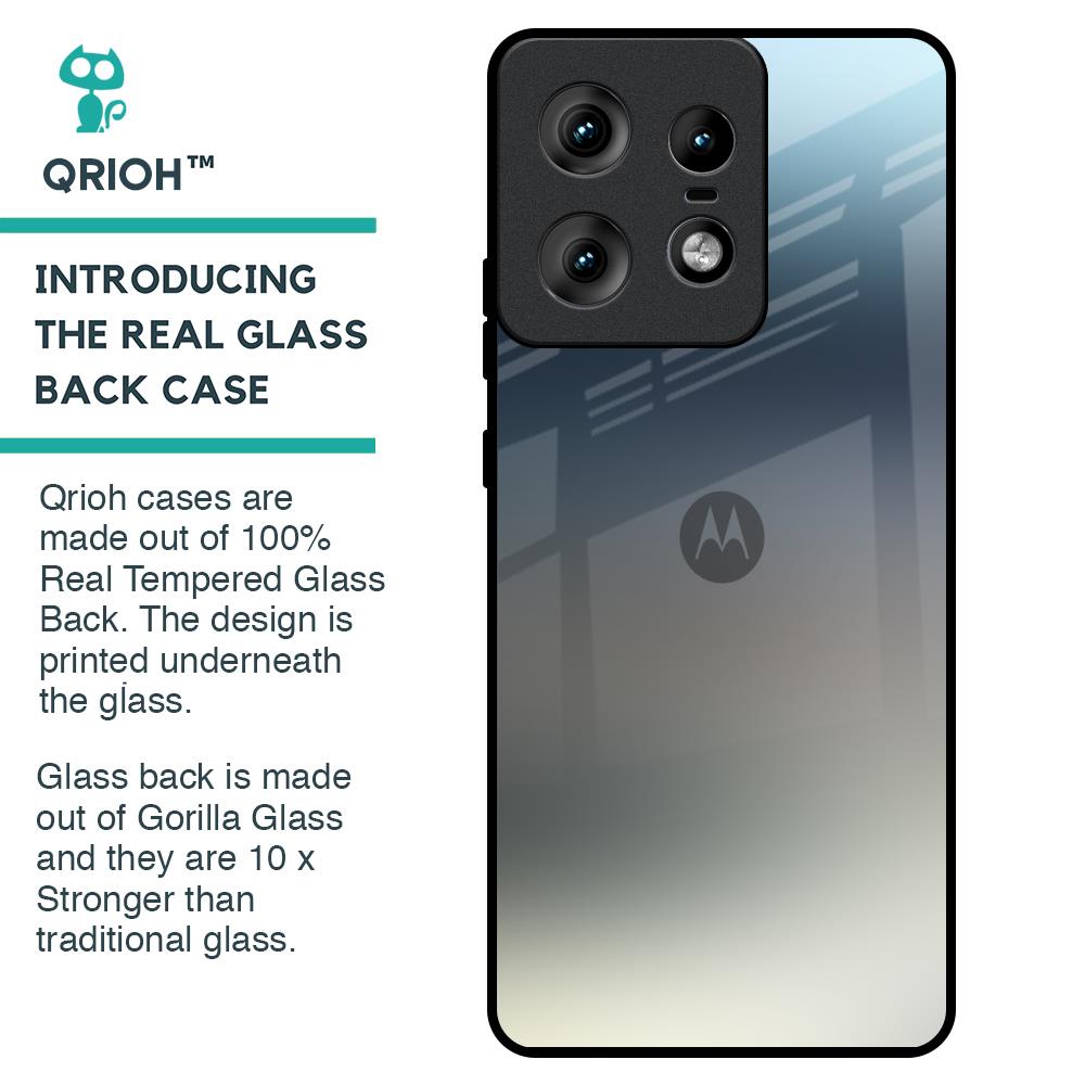 Tricolor Ombre Glass Case for Motorola Edge 50 Pro 5G
