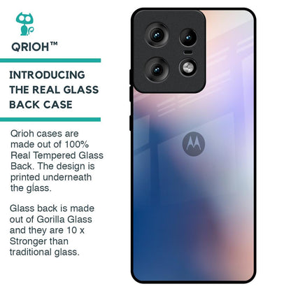 Blue Mauve Gradient Glass Case for Motorola Edge 50 Pro 5G