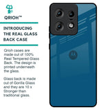 Cobalt Blue Glass Case for Motorola Edge 50 Pro 5G