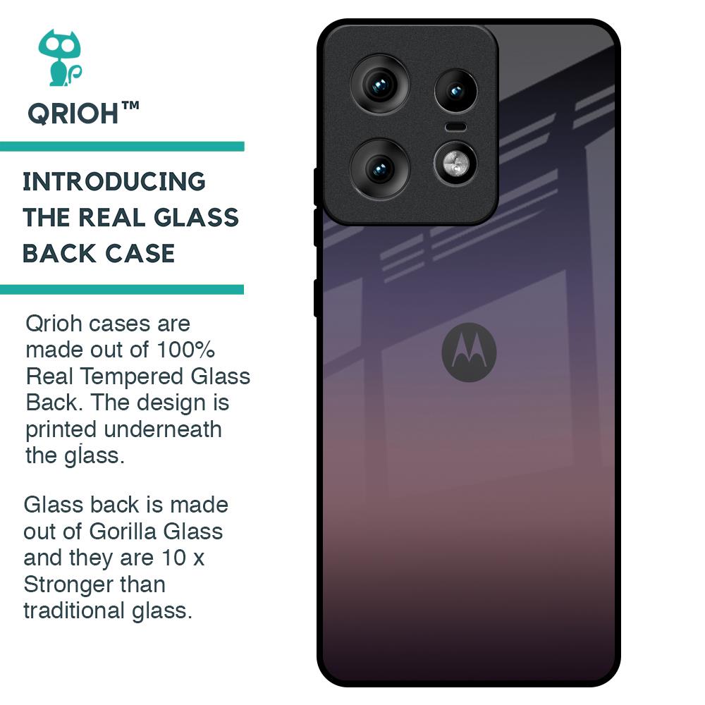 Grey Ombre Glass Case for Motorola Edge 50 Pro 5G