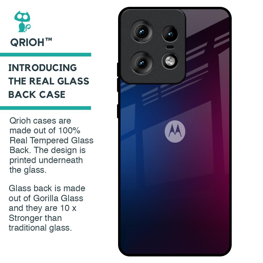 Mix Gradient Shade Glass Case For Motorola Edge 50 Pro 5G