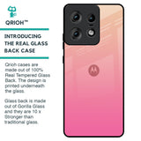 Pastel Pink Gradient Glass Case For Motorola Edge 50 Pro 5G