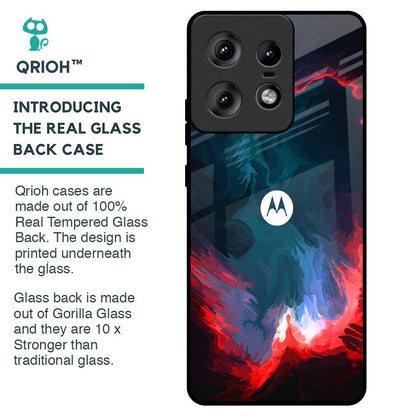 Brush Art Glass Case For Motorola Edge 50 Pro 5G