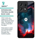 Brush Art Glass Case For Motorola Edge 50 Pro 5G