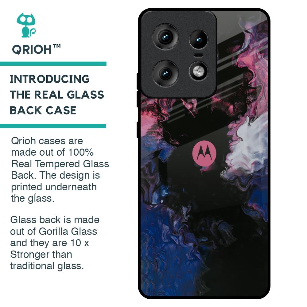 Smudge Brush Glass case for Motorola Edge 50 Pro 5G