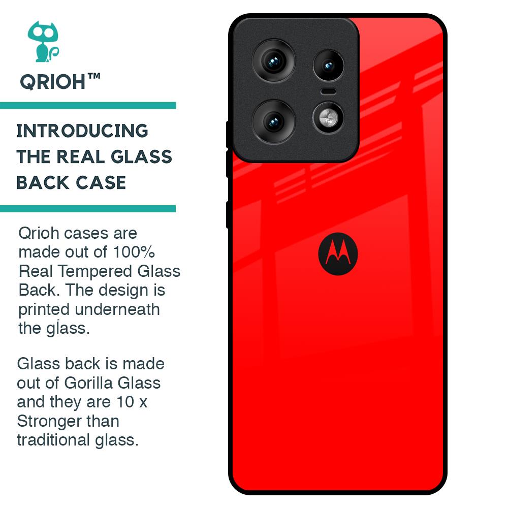 Blood Red Glass Case for Motorola Edge 50 Pro 5G
