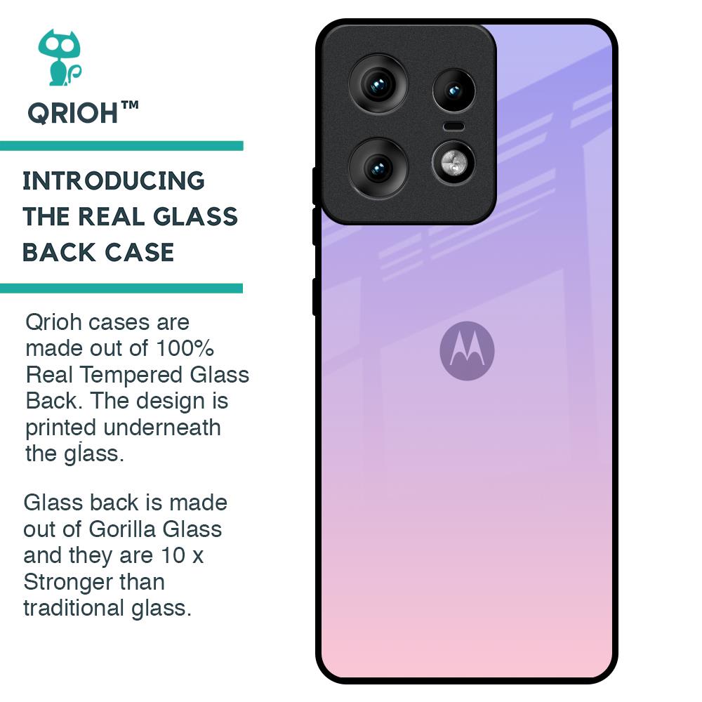 Lavender Gradient Glass Case for Motorola Edge 50 Pro 5G