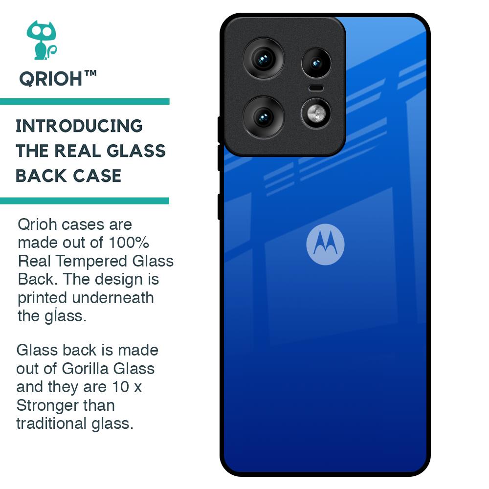 Egyptian Blue Glass Case for Motorola Edge 50 Pro 5G