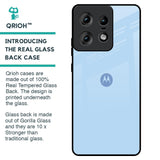 Pastel Sky Blue Glass Case for Motorola Edge 50 Pro 5G
