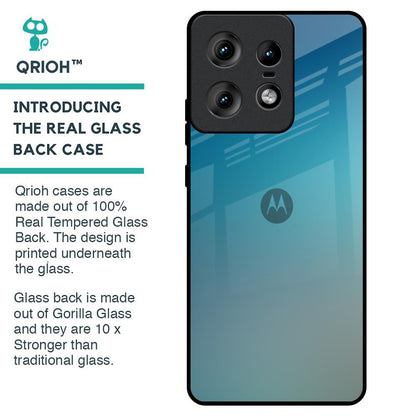 Sea Theme Gradient Glass Case for Motorola Edge 50 Pro 5G