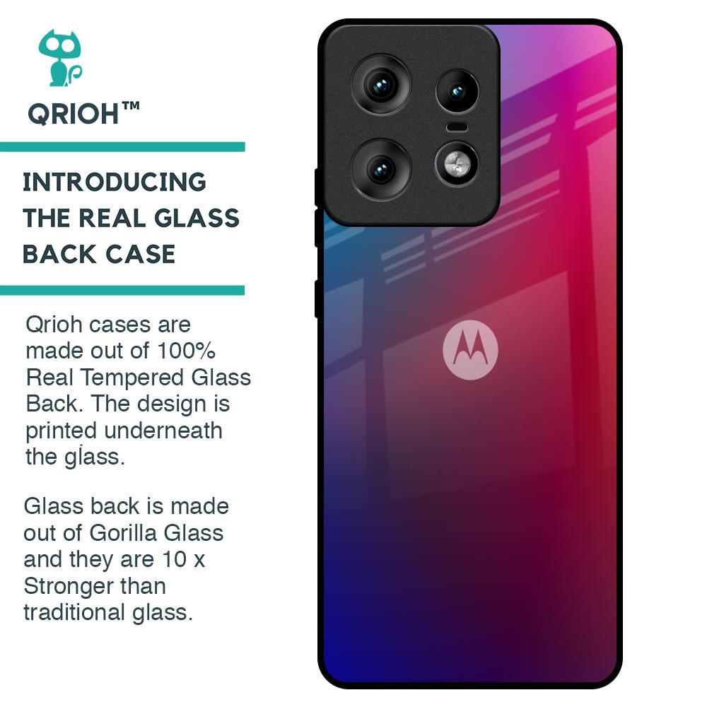 Magical Color Shade Glass Case for Motorola Edge 50 Pro 5G