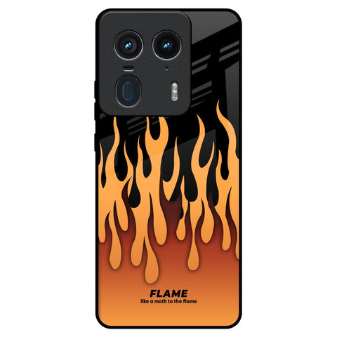 Fire Flame Motorola Edge 50 Ultra 5G Glass Back Cover Online