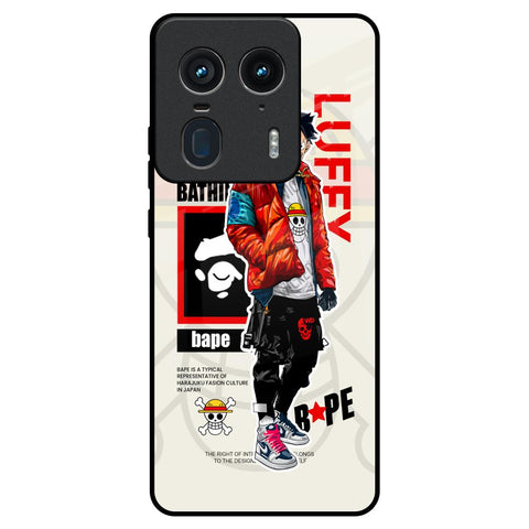 Bape Luffy Motorola Edge 50 Ultra 5G Glass Back Cover Online