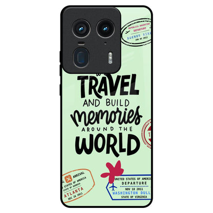 Travel Stamps Motorola Edge 50 Ultra 5G Glass Back Cover Online