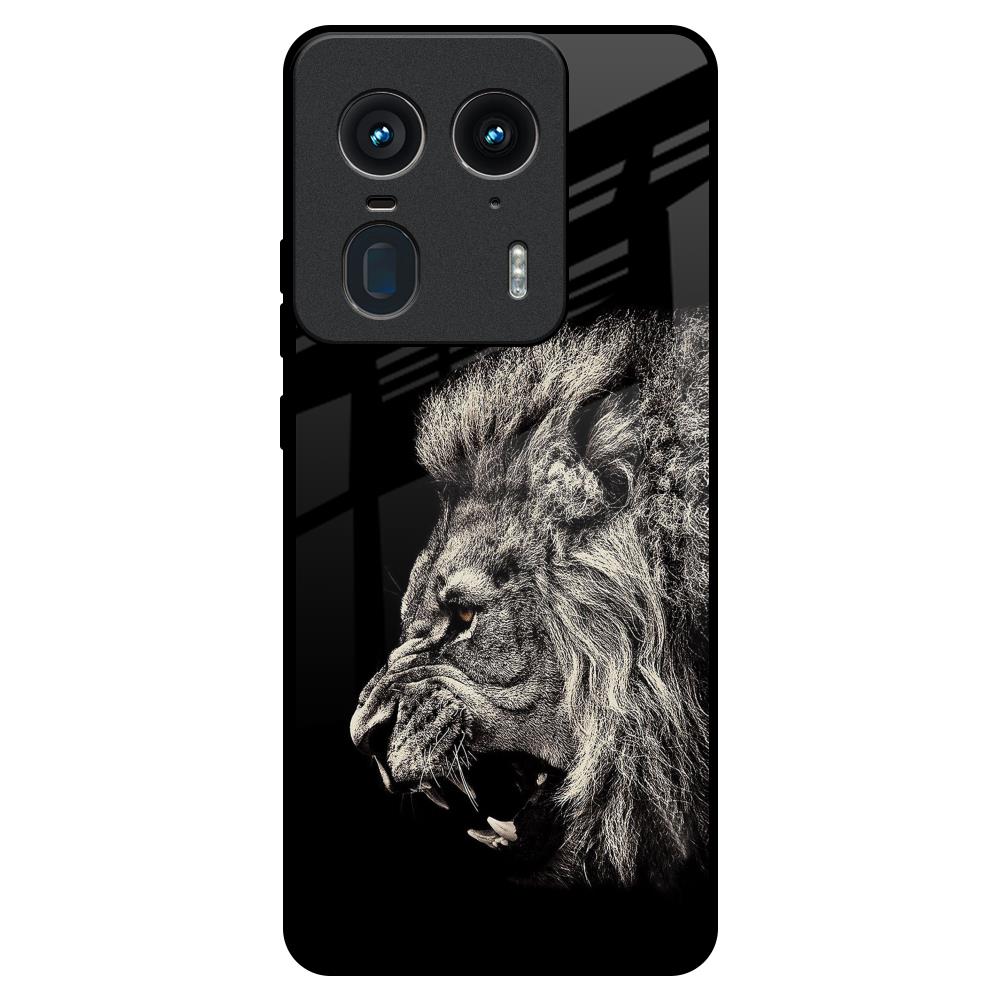 Brave Lion Motorola Edge 50 Ultra 5G Glass Back Cover Online