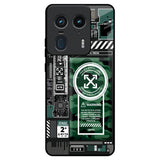 Green Camo Circuit Motorola Edge 50 Ultra 5G Glass Back Cover Online