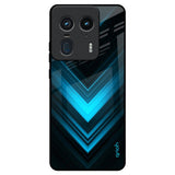 Vertical Blue Arrow Motorola Edge 50 Ultra 5G Glass Back Cover Online