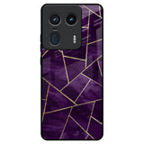 Geometric Purple Motorola Edge 50 Ultra 5G Glass Back Cover Online