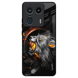 Aggressive Lion Motorola Edge 50 Ultra 5G Glass Back Cover Online
