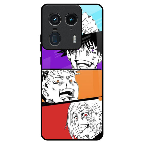 Anime Sketch Motorola Edge 50 Ultra 5G Glass Back Cover Online