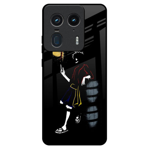 Luffy Line Art Motorola Edge 50 Ultra 5G Glass Back Cover Online