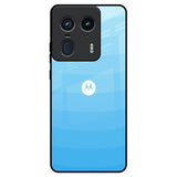 Wavy Blue Pattern Motorola Edge 50 Ultra 5G Glass Back Cover Online