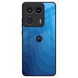 Blue Wave Abstract Motorola Edge 50 Ultra 5G Glass Back Cover Online