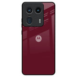 Classic Burgundy Motorola Edge 50 Ultra 5G Glass Back Cover Online