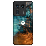 Golden Splash Motorola Edge 50 Ultra 5G Glass Back Cover Online