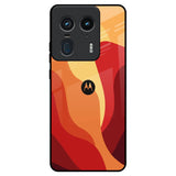 Magma Color Pattern Motorola Edge 50 Ultra 5G Glass Back Cover Online
