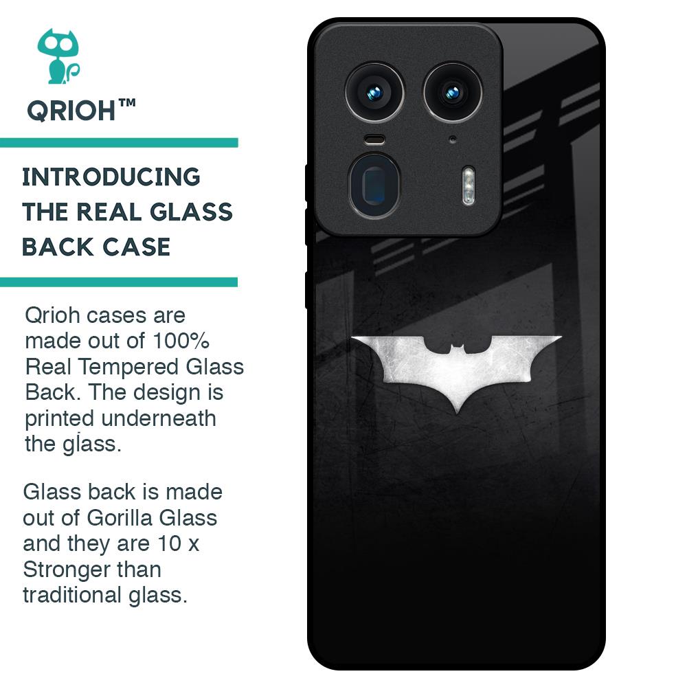 Super Hero Logo Glass Case for Motorola Edge 50 Ultra 5G
